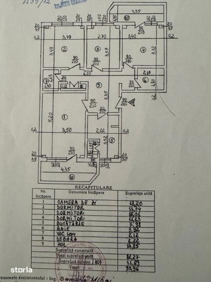 Apartament cu 4 camere decomandat, mobilat în Rahova