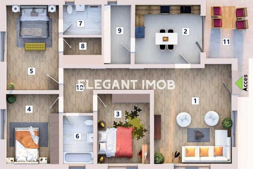 Casă cu 4 camere cu Teren 685 Mp în Corbeanca