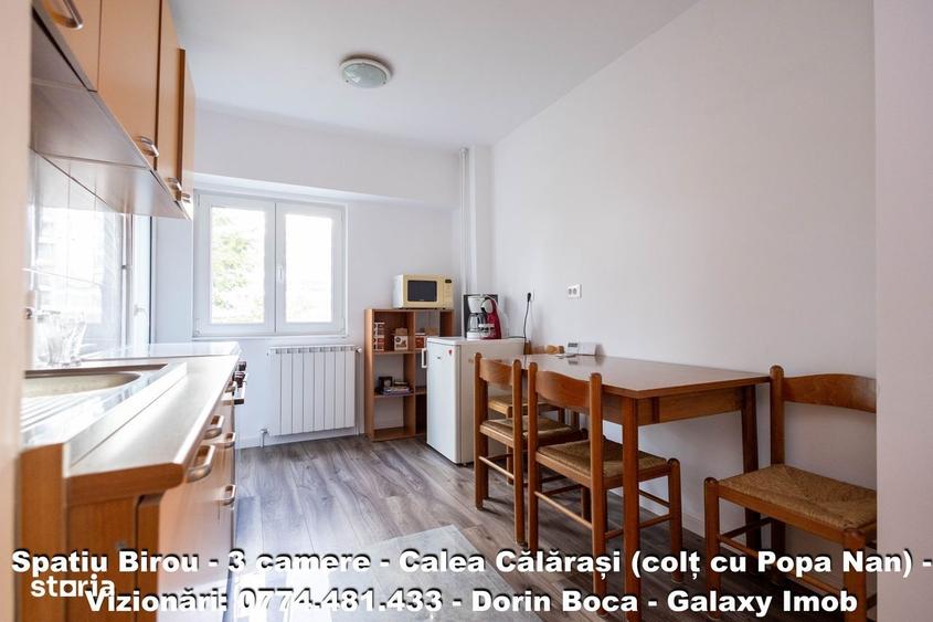 BIROU 3 Camere NEMOBILAT - CALEA CALARASI - Centrala proprie - 14