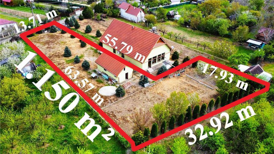 Teren Construcții intravilan de 1150 mp, în Bercu Roșu