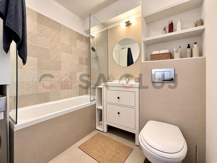 Apartament cu 3 camere decomandat, mobilat în Borhanci