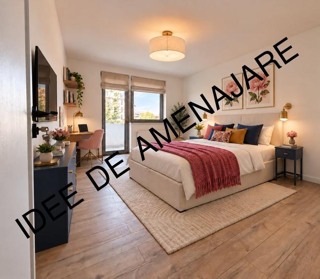 Apartament cu 2 camere semidecomandat în Străulești