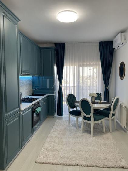 Apartament cu 2 camere semidecomandat, mobilat în Baciu