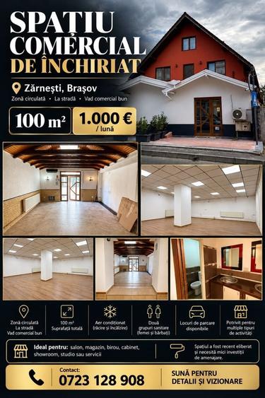 Spațiu comercial, de 100 mp, în Central