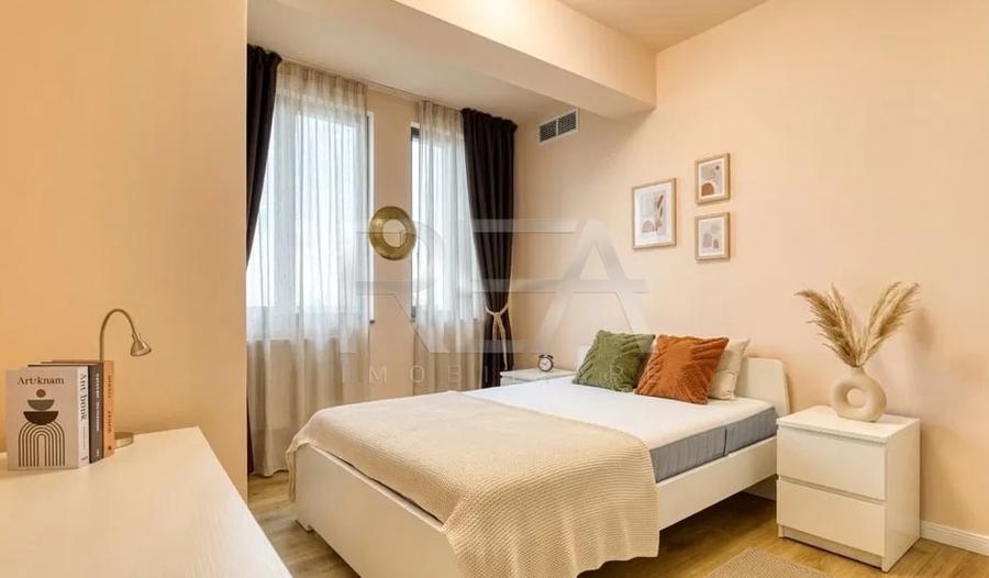 Apartament cu 3 camere decomandat, mobilat în Băneasa