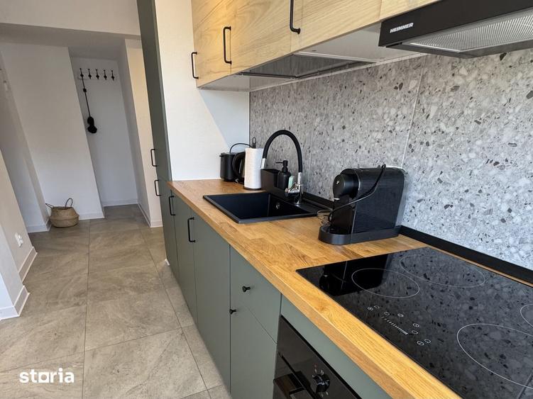 Apartament cu 2 camere semidecomandat, mobilat în Universitate