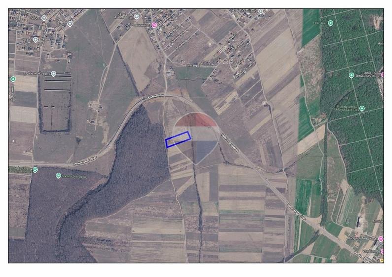 Teren Construcții intravilan de 10455 mp, în Cihei