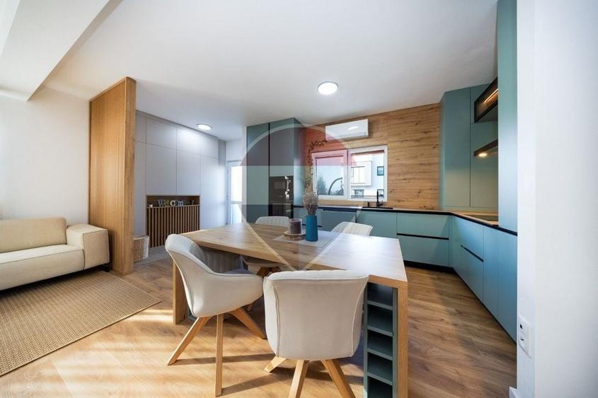 Apartament cu 2 camere, mobilat în Sânpetru