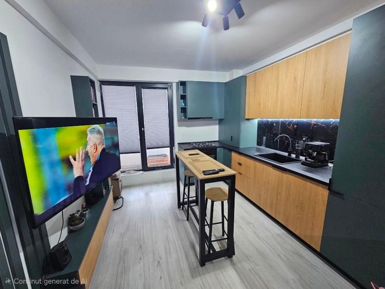 Apartament cu 2 camere semidecomandat, mobilat în Rahova