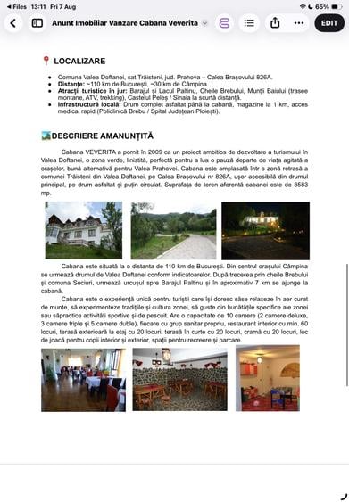 Casă cu 4 camere în Secăria