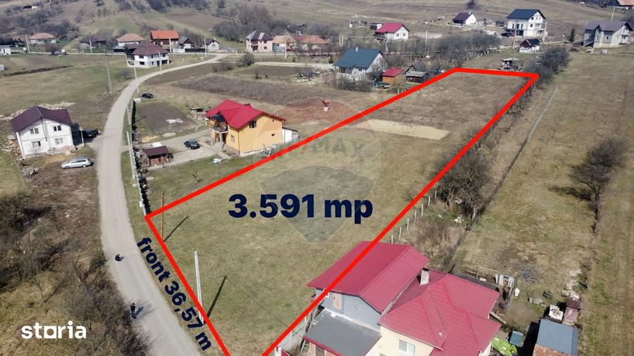 Teren de 3591 mp, în Aghireșu