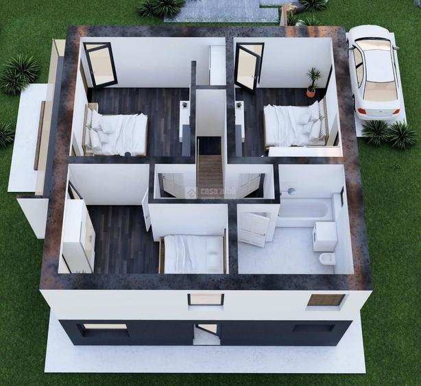 Casă individuală cu 5 camere cu Canalizare în Păcurari