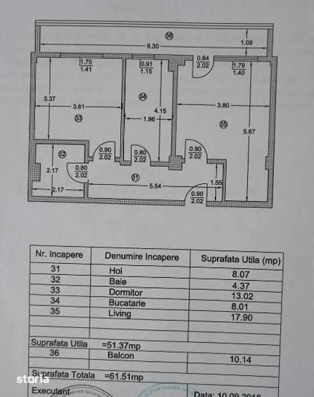 Apartament cu 2 camere în Central