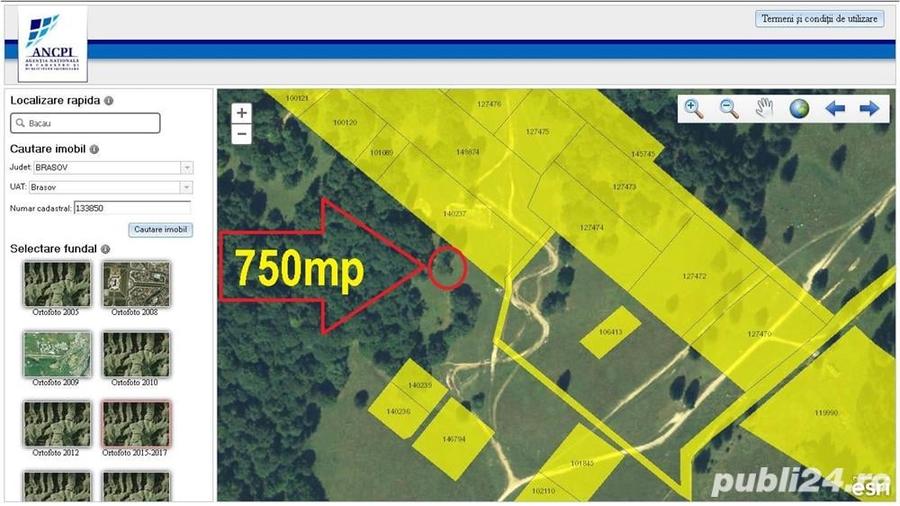 Teren de 750 mp, în Central