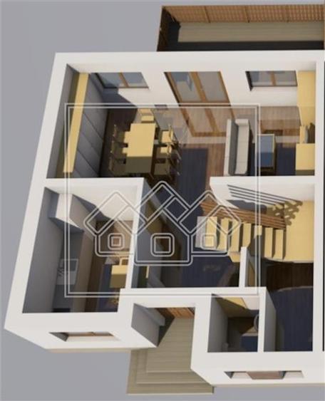 Duplex cu 4 camere cu Teren 250 Mp în Șelimbăr