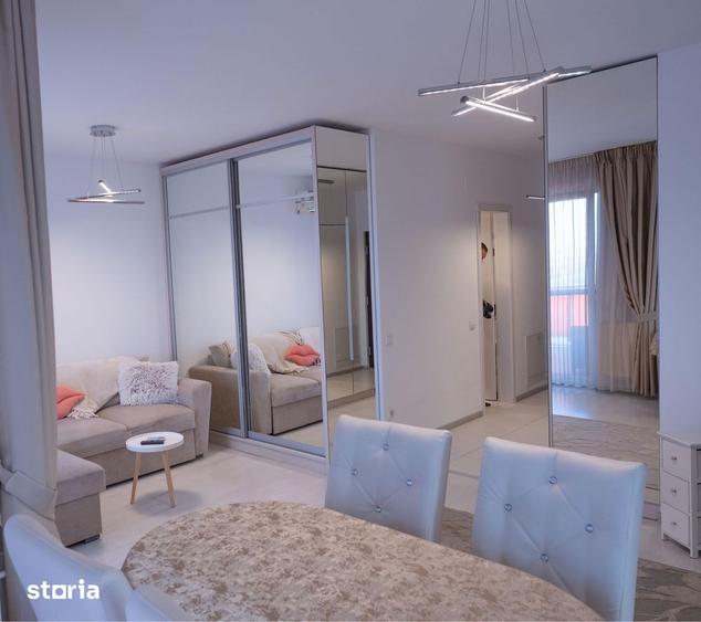 Apartament cu 2 camere, mobilat în Nufărul