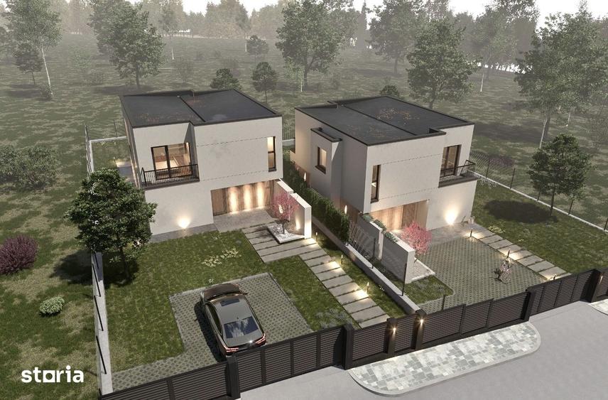 520mp teren!CANALIZ!VATA BAZALTICA de 12!Vila 4 camere, Valea Lupului - 1