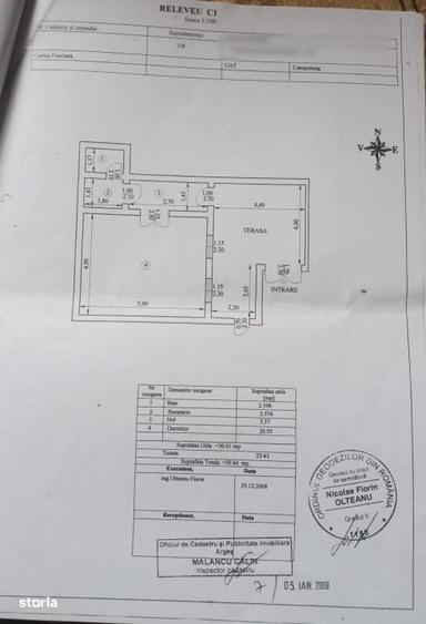 Casă cu 4 camere cu Teren 500 Mp în Central