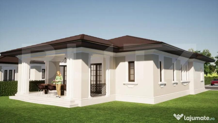 Casă cu 3 camere cu Teren 500 Mp în Central