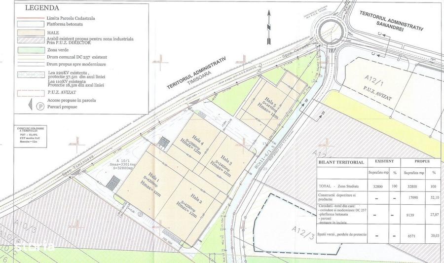 Teren intravilan 32.800 mp Dumbravita-Covaci | hale / investitie - 1