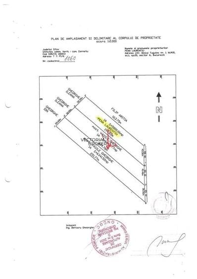 Teren agricol extravilan de 5800 mp, în Cornetu