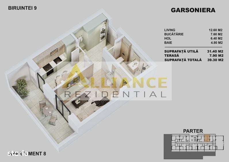 Apartament, - 3