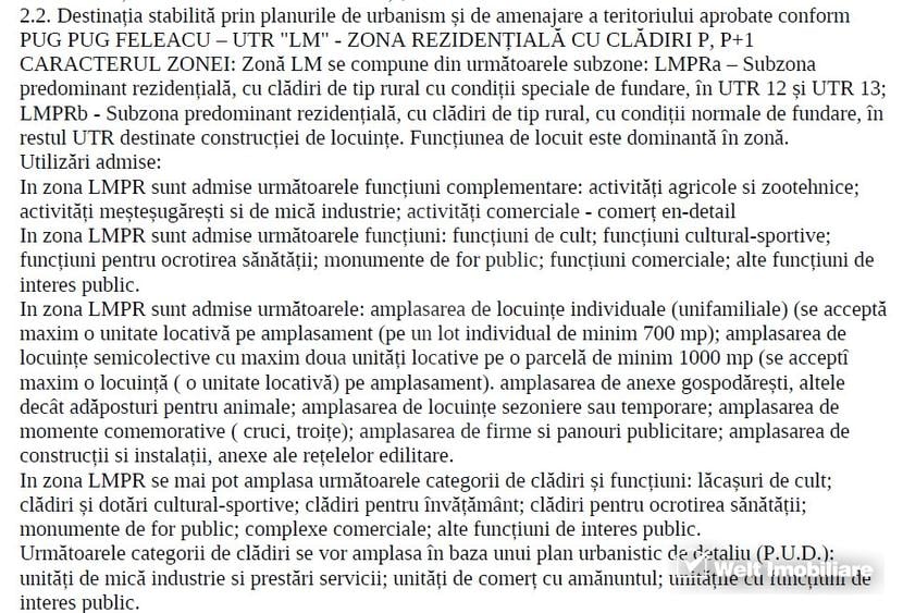 Teren Construcții intravilan de 1711 mp, în Feleacu
