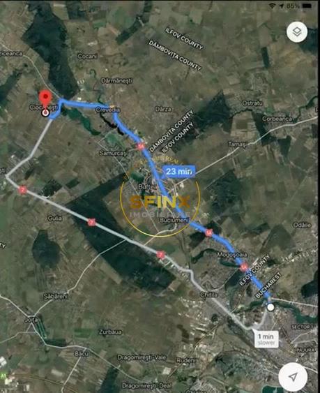 Teren Construcții intravilan de 53500 mp, în Ciocănești