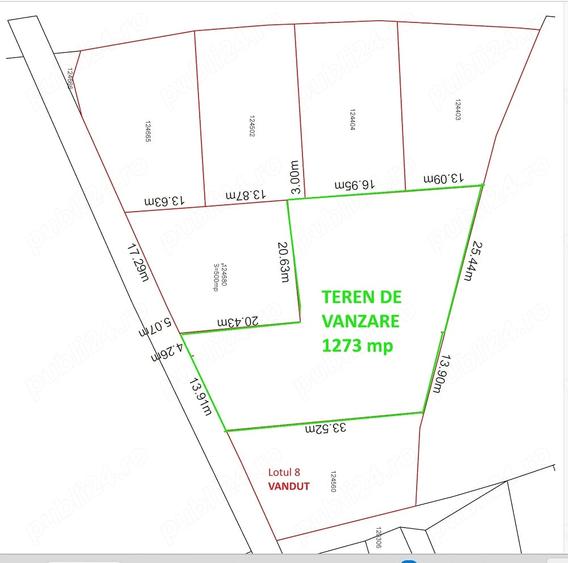 Teren de 1273 mp, în Moieciu