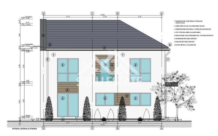 Duplex cu 4 camere cu Canalizare în Șura Mică