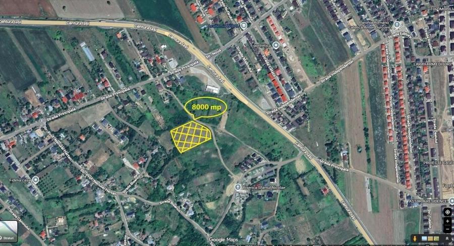 Teren Construcții intravilan de 462 mp, în Ciurbești