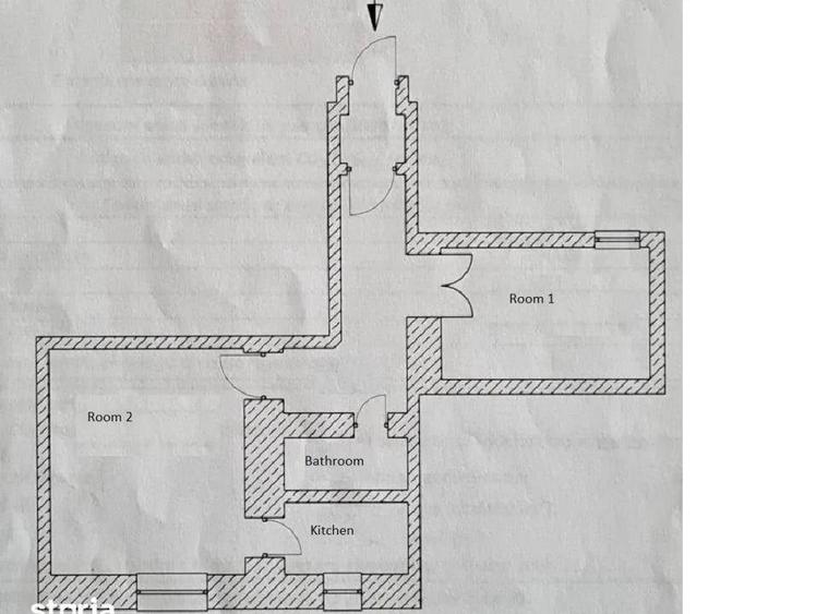 Apartament cu 2 camere decomandat în Central