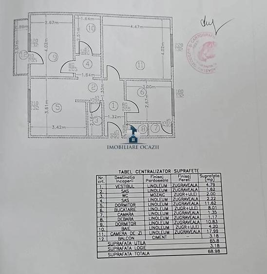 Apartament cu 3 camere decomandat în Berceni