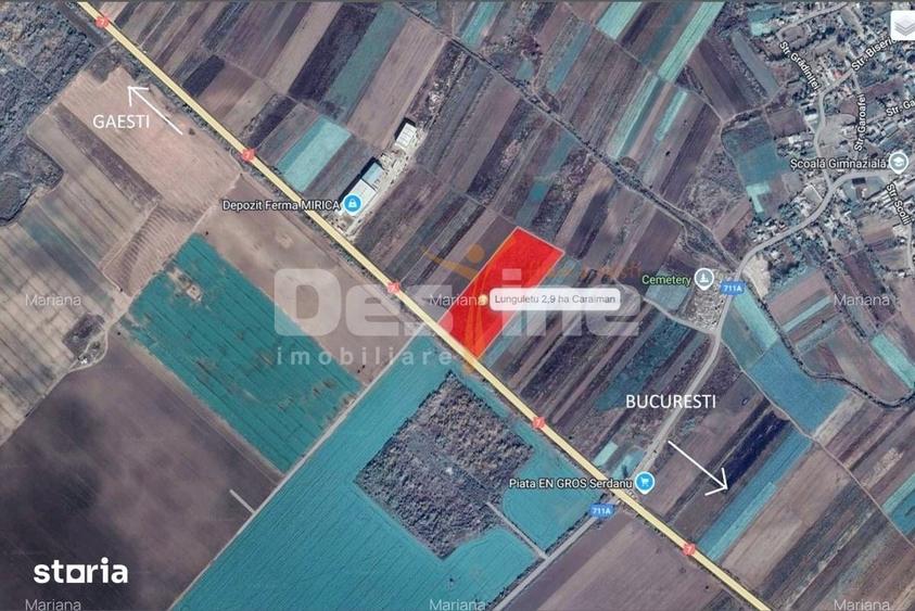 Teren intravilan, 5 loturi compacte in St de 28.331, Lunguletu, DB - 1