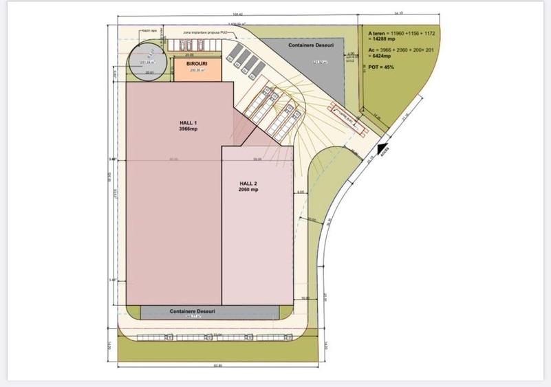 Teren Construcții intravilan de 14288 mp, în Aradului