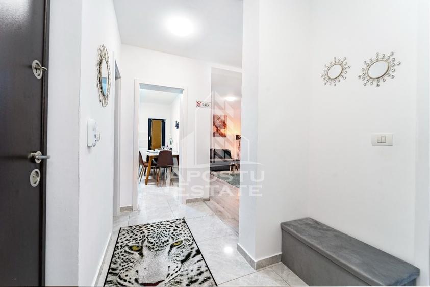 Apartament cu 2 camere decomandat, mobilat în Giroc