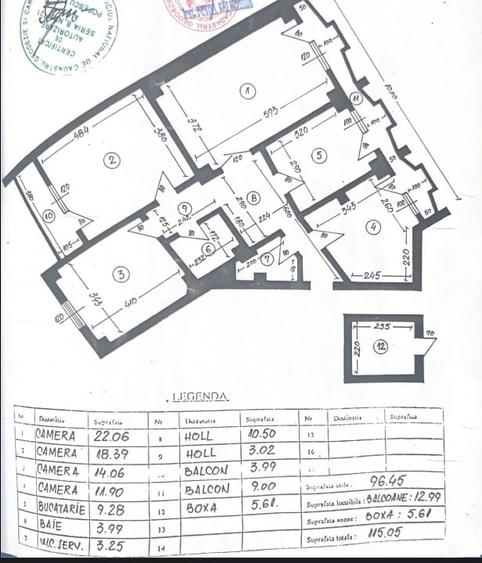 Apartament cu 4 camere decomandat în 13 Septembrie