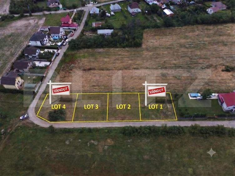 Teren Construcții intravilan de 447 mp, în Priseaca