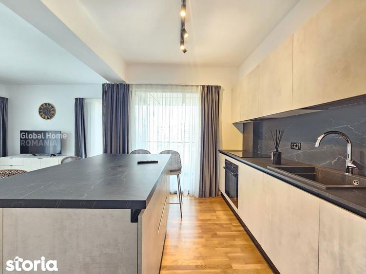 Apartament cu 2 camere decomandat, mobilat în Băneasa