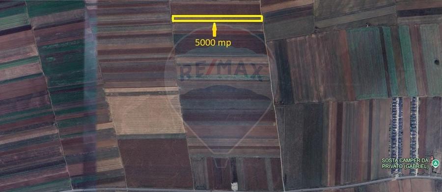 Teren agricol extravilan de 5000 mp, în Tărlungeni