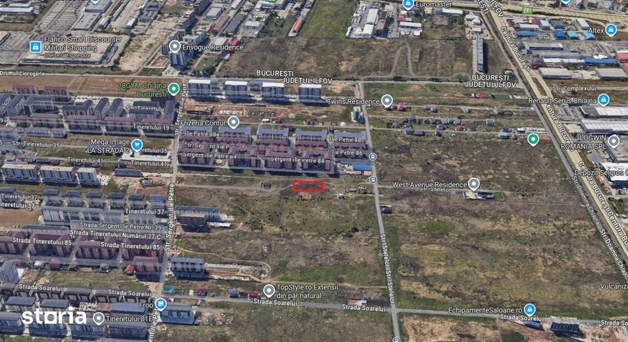 Teren de 570 mp, în Chiajna