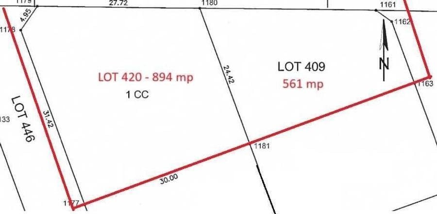 Teren de 1455 mp, în Gulia