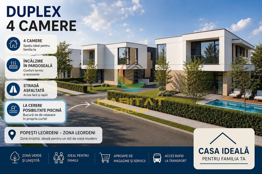 Vânzare Vila | Duplex P+1 | 160 mp | Popești Leordeni - 1