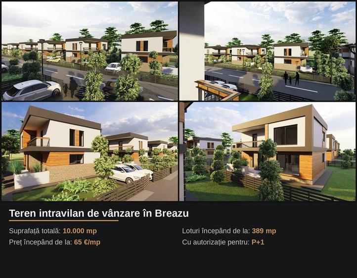 Teren intravilan de 509 mp, în Breazu