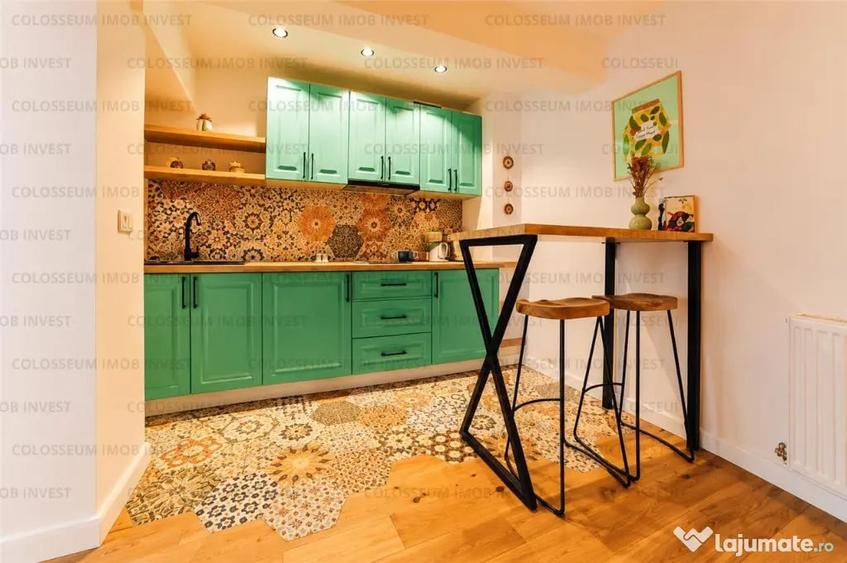 Apartament cu 2 camere semidecomandat în Centrul Istoric