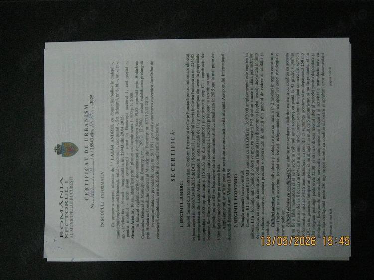 Casă cu Teren 1521 Mp în Chitila