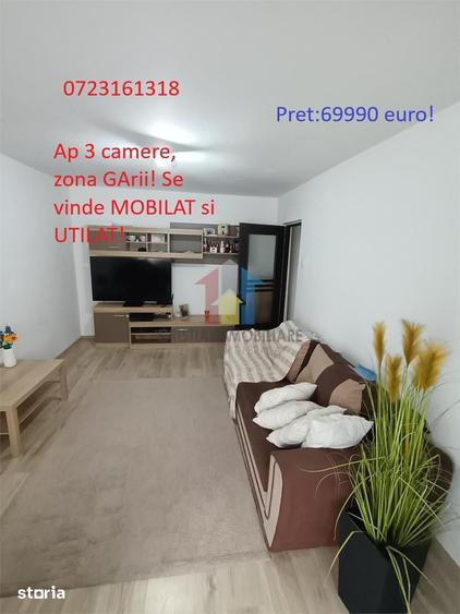 Mobilat si Utilat! Ap 3 camere, zona Garii, SPATIOS - 9