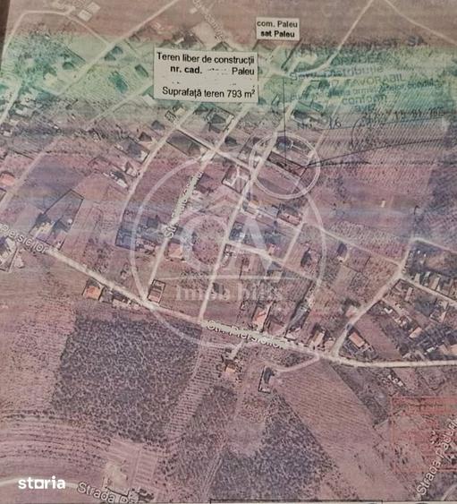 Teren de 793 mp, în Paleu