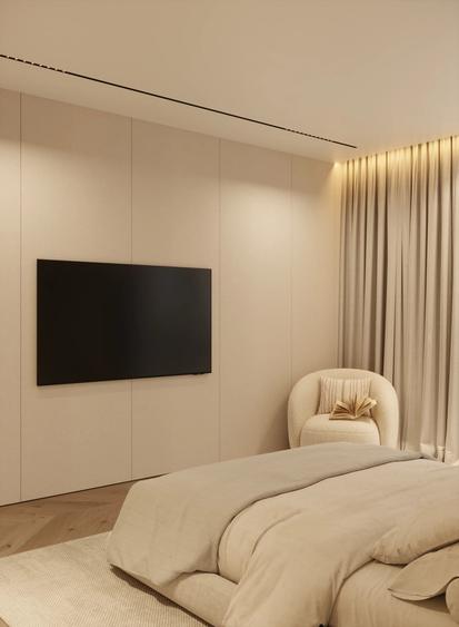 Penthouse cu 3 camere decomandat în Pipera
