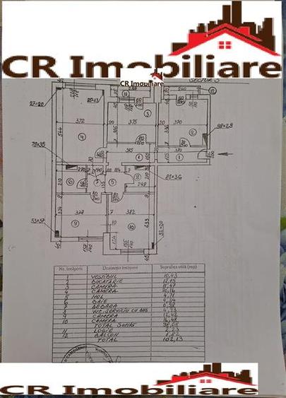 Apartament cu 4 camere decomandat în Unirii